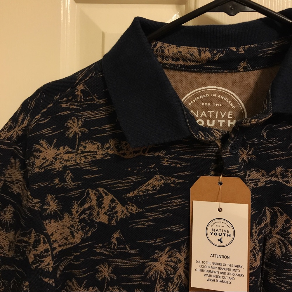 ASOS men’s  Hawaiian print shirt - Picture 3 of 3